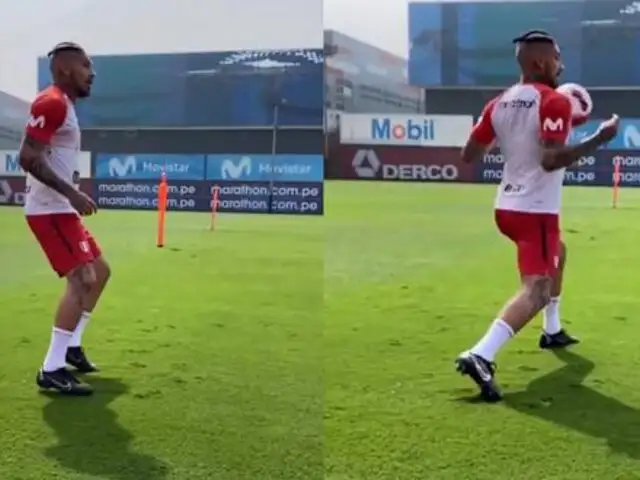 Paolo Guerrero está de vuelta: el capitán volvió a los entrenamientos en la Videna