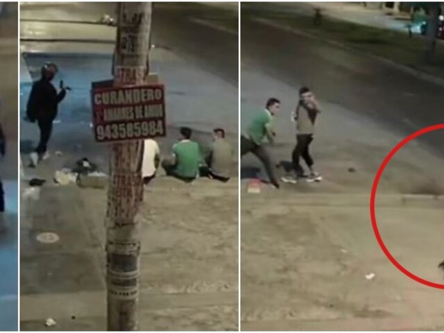Arriesgada reacción: tras sufrir robo, lanzan piedras a delincuente armado cuando huía en moto