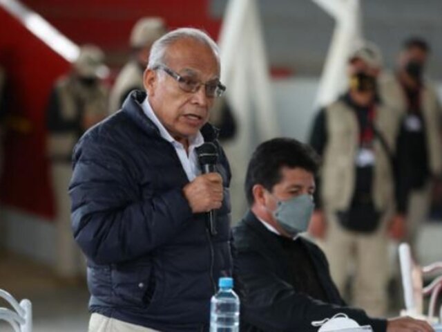Conflicto en Las Bambas: mesa de diálogo empezó sin presencia del premier Aníbal Torres