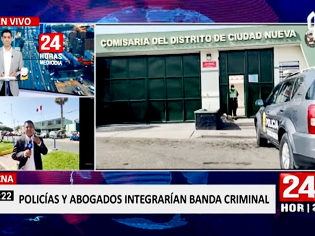 Tacna: policías y abogados conformarían organización criminal ‘Los Pulpos’