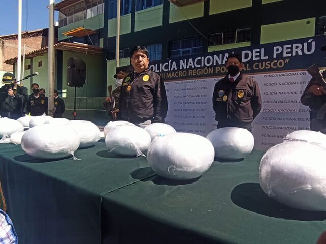 Cusco: incautan 33 kilos de marihuana y 115 gramos de cocaína en interior de domicilio