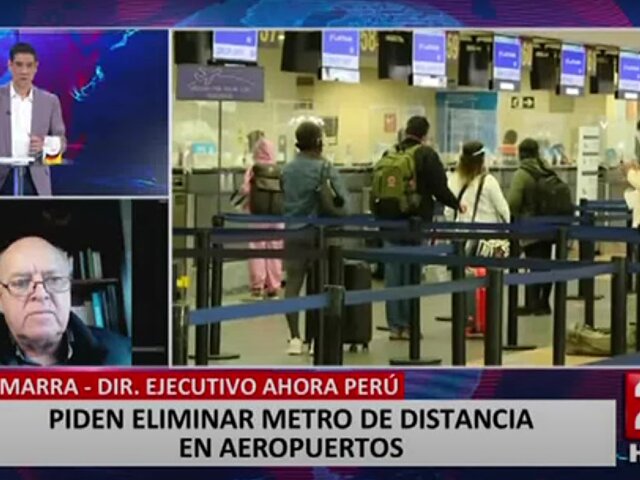 Gremios de turismo piden eliminar metro de distancia en los aeropuertos