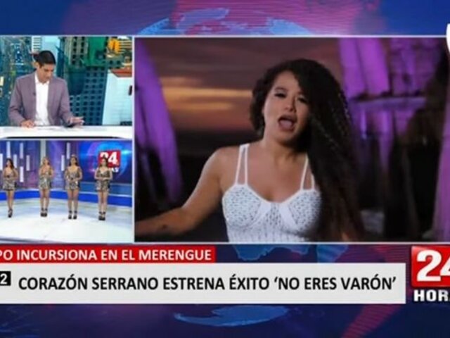 Corazón Serrano estrena su nuevo éxito "no eres varón" y anuncian show en Estados Unidos