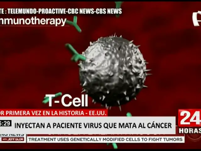 EEUU: inyectan virus experimental que mataría el cáncer en pacientes oncológicos