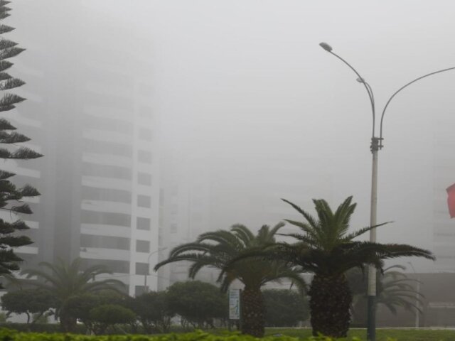 Lima registró temperatura de 10.9 grados, la más baja en lo que va del año, reportó Senamhi