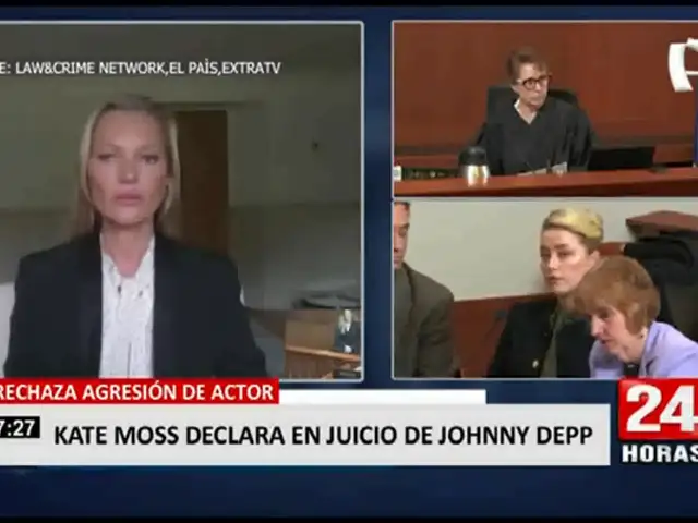Johnny Depp: Kate Moss declaró en juicio contra Amber Heard