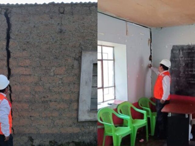 Sismo en Puno dejó 86 viviendas, 12 colegios y un centro de salud dañados