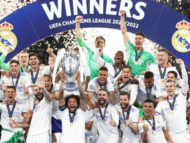 Real Madrid se consagra campeón de la Champions League en París