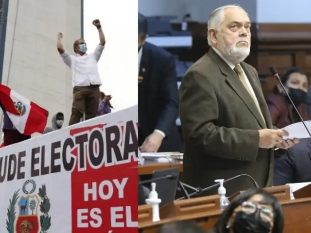 Comisión de Jorge Montoya gastó más de S/200 mil y no encontró pruebas de fraude electoral
