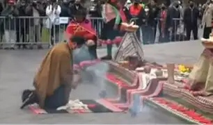 Cusco: Con una ofrenda a la Pachamama se dio inicio a las actividades por el Inti Raymi