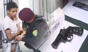 Intentó destrozar su celular: Capturan a extranjero con una pistola y drogas en Los Olivos