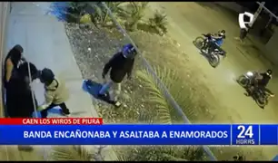 Piura: Capturan peligrosa banda criminal que asaltaba a bordo de motocicletas