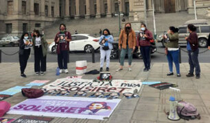 Solsiret Rodríguez: plantón en Palacio de Justicia exigiendo condena para implicados en crimen