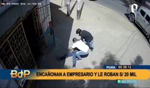 Pánico y zozobra en Piura: encañonan a empresario y le roban S/ 20 mil a plena luz del día