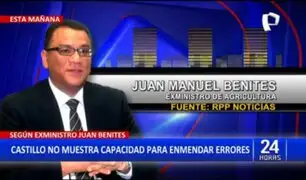 Exministro Benites se pronuncia tras la renuncia de Javier Arce
