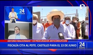 Exprocurador sobre citación a Pedro Castillo: "El presidente no puede ni debería negarse"