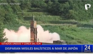Estados Unidos y Corea del Sur lanzan misiles hacia el mar de Japón