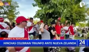 Selección Peruana: Así celebraron los hinchas el triunfo ante Nueva Zelanda