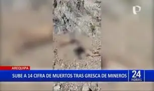 Arequipa: Confirman 14 muertos tras enfrentamientos mineros en Caravelí