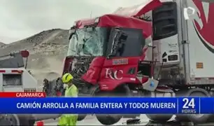 Cajamarca: Una familia entera muere tras ser arrollada por camión