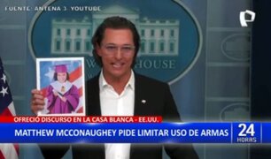 Matthew McConaughey exige a EE.UU. mayor responsabilidad con las armas tras tiroteo en Texas