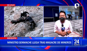 Conflicto entre mineros deja 14 muertos: ministro del Interior llegó a Arequipa para buscar solución