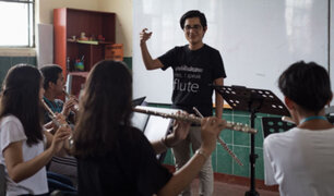 Orquesta Juvenil Sinfonía por el Perú realizará ‘flashmob’ en Alameda Chabuca Granda