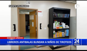 EE.UU: Instalan libreros antibalas en escuelas norteamericanas tras tiroteo en Texas
