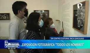 "Todos los nombres": exposición fotográfica en el Centro Cultural Inca Garcilaso