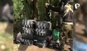 Duro golpe al narcotráfico: Sinchis decomisan 350 kilos de alcaloide de cocaína en Mazamari