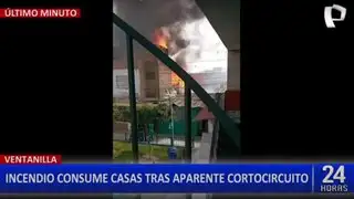 Ventanilla: voraz incendio se registra en vivienda ubicada en Ciudad Satélite
