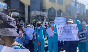 Arequipa: Diversas protestas se registran durante sesiÃ³n del Consejo de Ministros Descentralizado