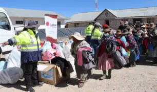 Arequipa: pobladores de zonas altas reciben ropa de abrigo para enfrentar bajas temperaturas