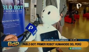 “Pablo Bot”: primer robot humanoide del Perú que servirá como guía turístico