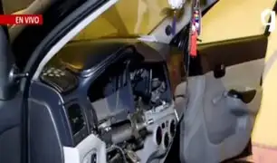 SJL: conductor recupera su vehículo robado completamente desmantelado