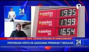 Cantuarias sobre postergación de venta de 2 tipos de gasolina: “Esperamos que disminuya los precios”