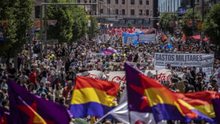 España: Miles de manifestantes protestan contra la OTAN