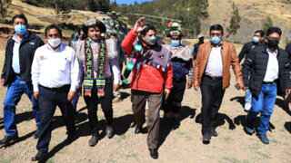 Pedro Castillo viajó a Huancavelica para reunirse con autoridades locales