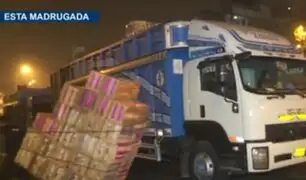 Día 2 de paro: reducida cantidad de camiones abastece alimentos al Mercado de Frutas
