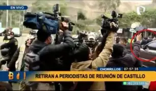 Chorrillos: Presidente Castillo vuelve a ignorar a la prensa tras evadir preguntas de periodistas