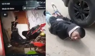 Callao: roba moto e intenta rematar vehículo a su mismo dueño por Facebook