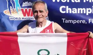Peruano de 80 años se consagra sub campeón en Mundial Másters de Atletismo