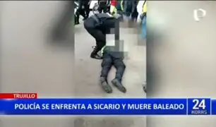 Doble asesinato en Trujillo: Sicario acribilla a ciudadano y policía