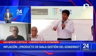 Luis Miguel Castilla sobre Castillo: "Ha ido apagando los motores de crecimiento del país"