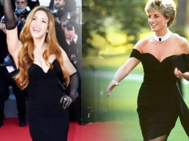 El vestido de la venganza: Shakira usa sensual prenda al estilo Lady Di