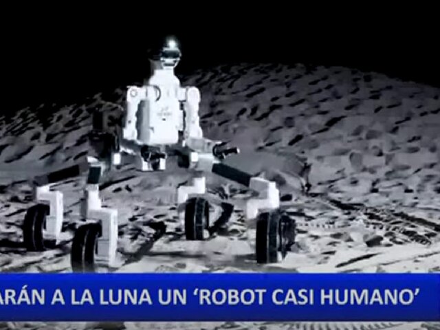NASA: Robot "casi humano" será enviado a la luna