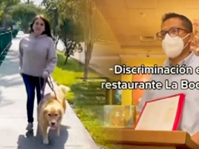 Indecopi fiscaliza a local por discriminar a invidente con perro guía