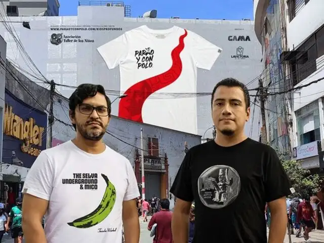 ¡Impresionante! Perú tiene la camiseta mural más grande del mundo
