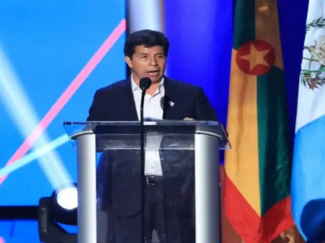 Presidente Castillo destaca "lucha contra la corrupción" durante discurso en la Cumbre de las Américas