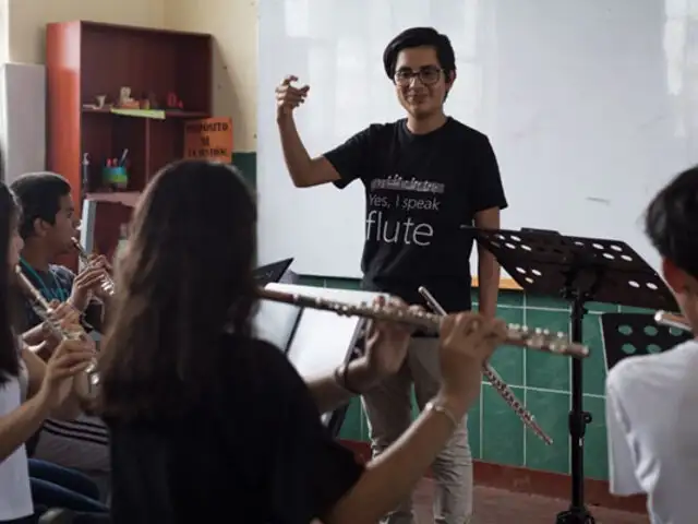 Orquesta Juvenil Sinfonía por el Perú realizará ‘flashmob’ en Alameda Chabuca Granda